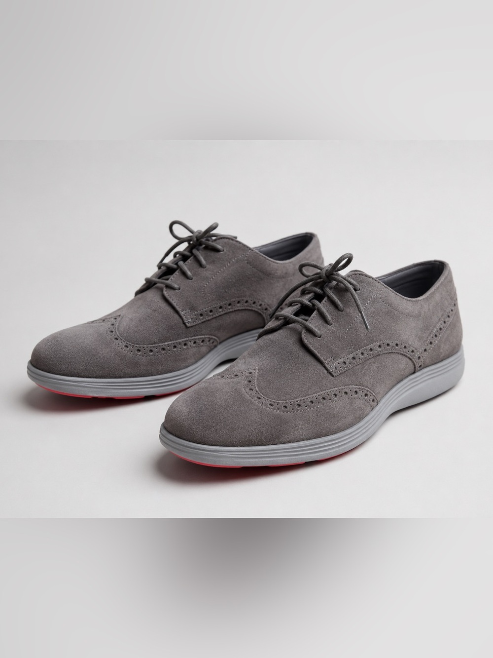 Cole Haan Original Grand Wingtip Oxford | Men’s Size 10.5 | Grey Suede|
